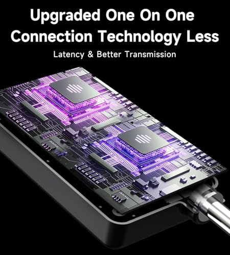 Rechargeable Wireless Microphone with LED Lights Q629561