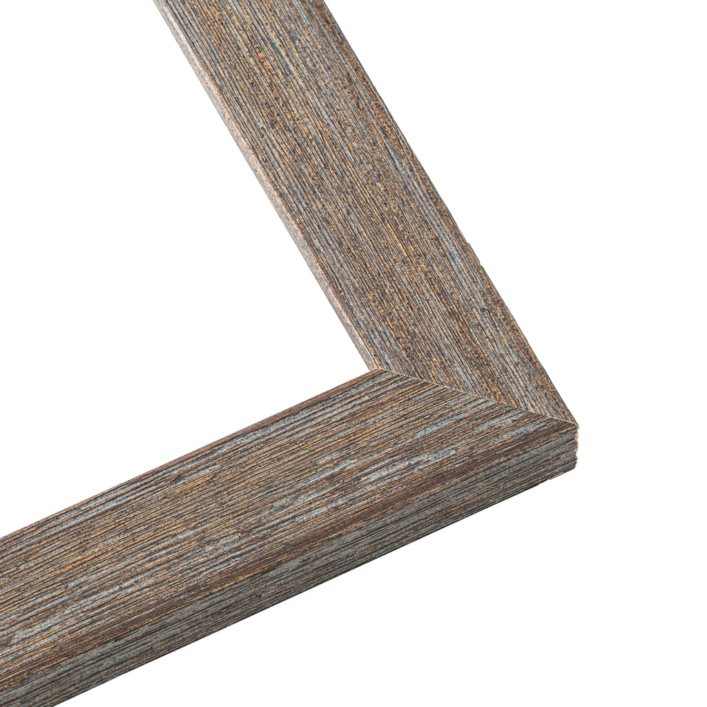 14x40 Knotty Brown Real Wood Picture Frame Z1065