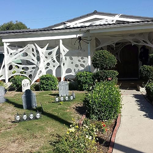 4 lb Giant Elastic Spider Web Halloween Decoration B127038