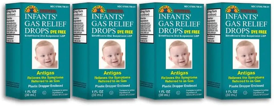 Simethicone Gas Relief Drops 1 Fl Oz Pack of 4 Y25574