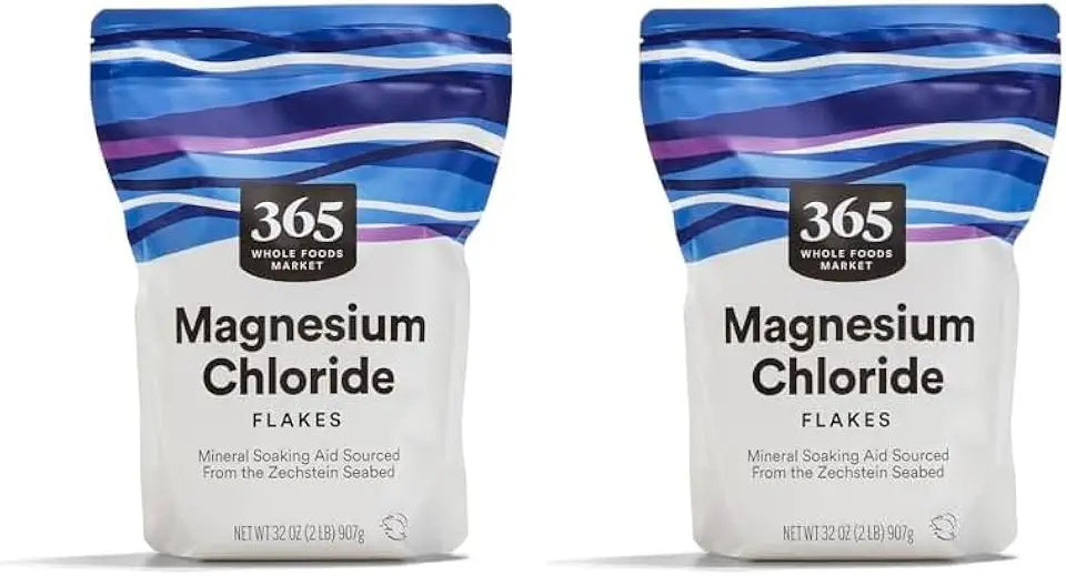 Magnesium Chloride Flakes 32 Ounce Pack of 2 V278