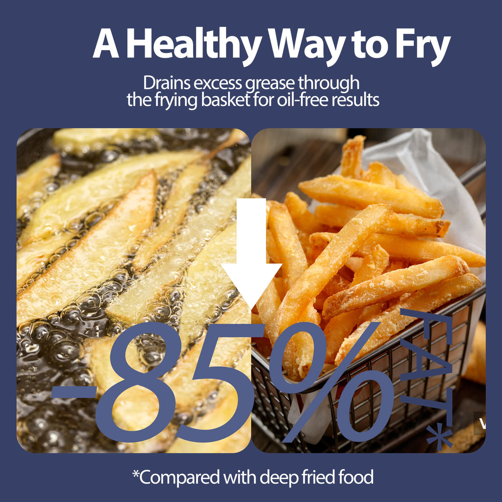 6.7 Quart Digital Stainless Steel Air Fryer S3963