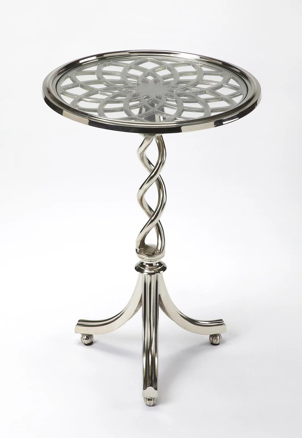 Glass Top Accent Table X556