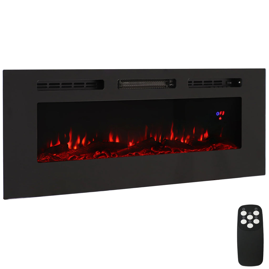 50" Black Electric Fireplace I4462