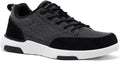 Breathable Cushioned Canvas Walking Sneakers Black Size 9 Q370