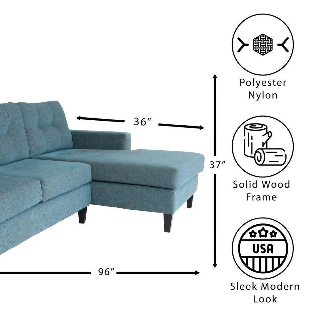 L-Shaped Sectional Sofa L125