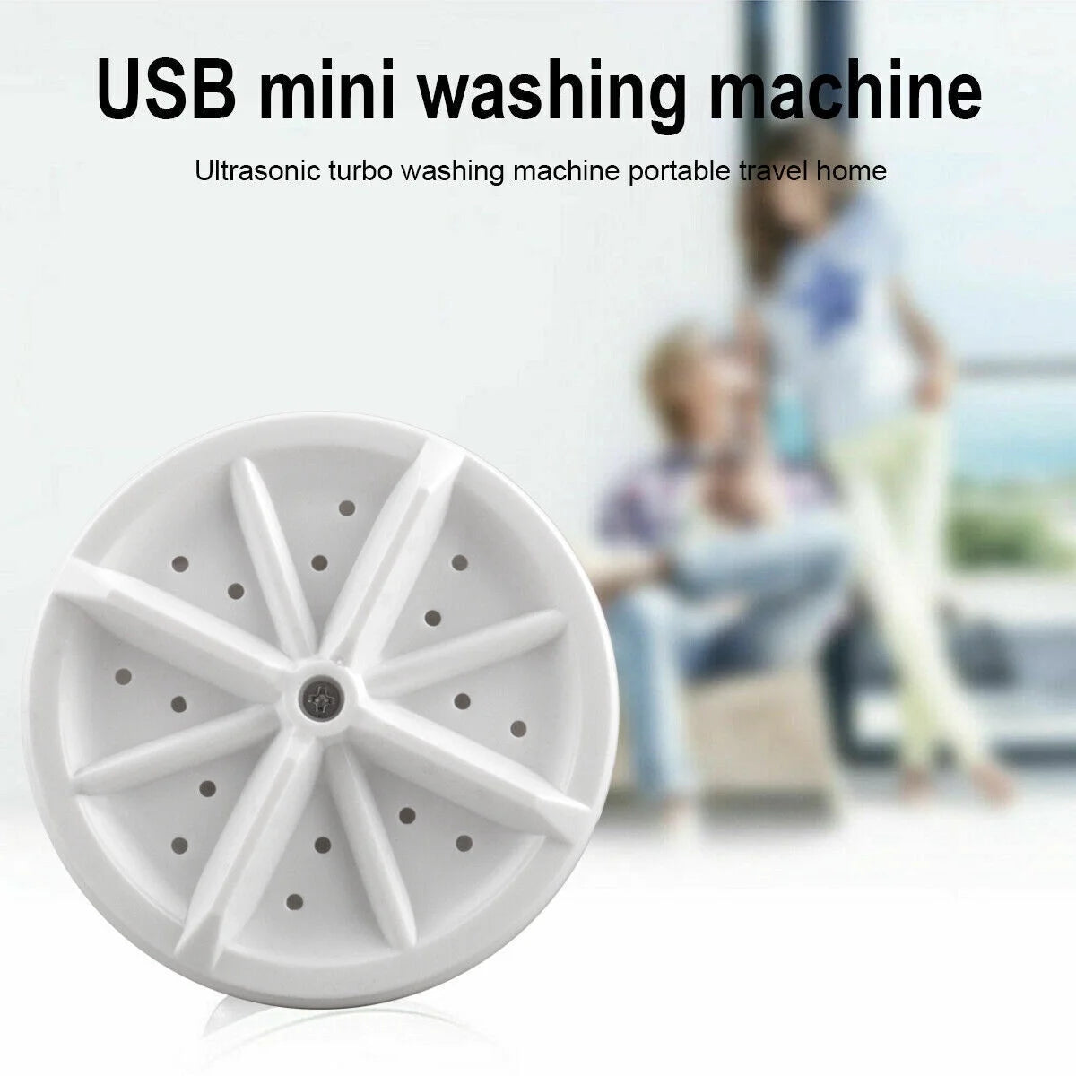 Ultrasonic Turbine Portable Mini Washing Machine X906