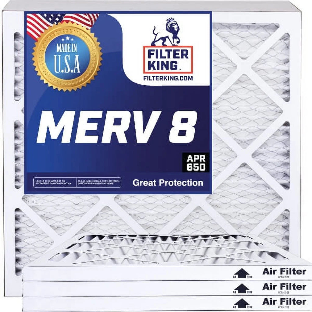 20x66.5x1 MERV 8 Pleated HVAC Air Filter 4-Pack J33143