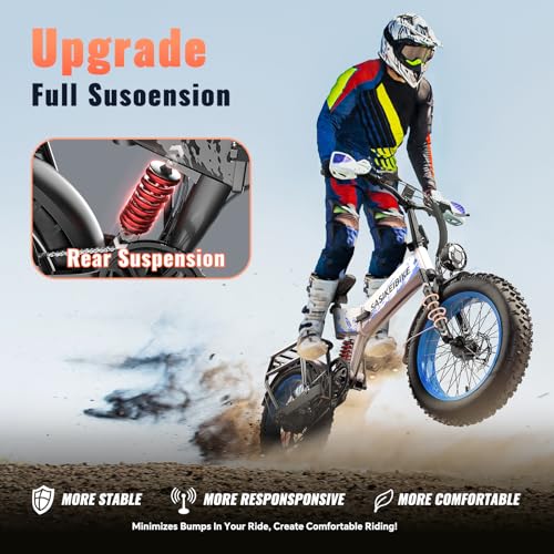 1500W Folding Electric Bike 52v 20AH 20" Fat Tire Z69350