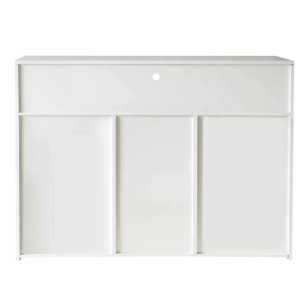 Wood Storage Cabinet with LED Light I7414