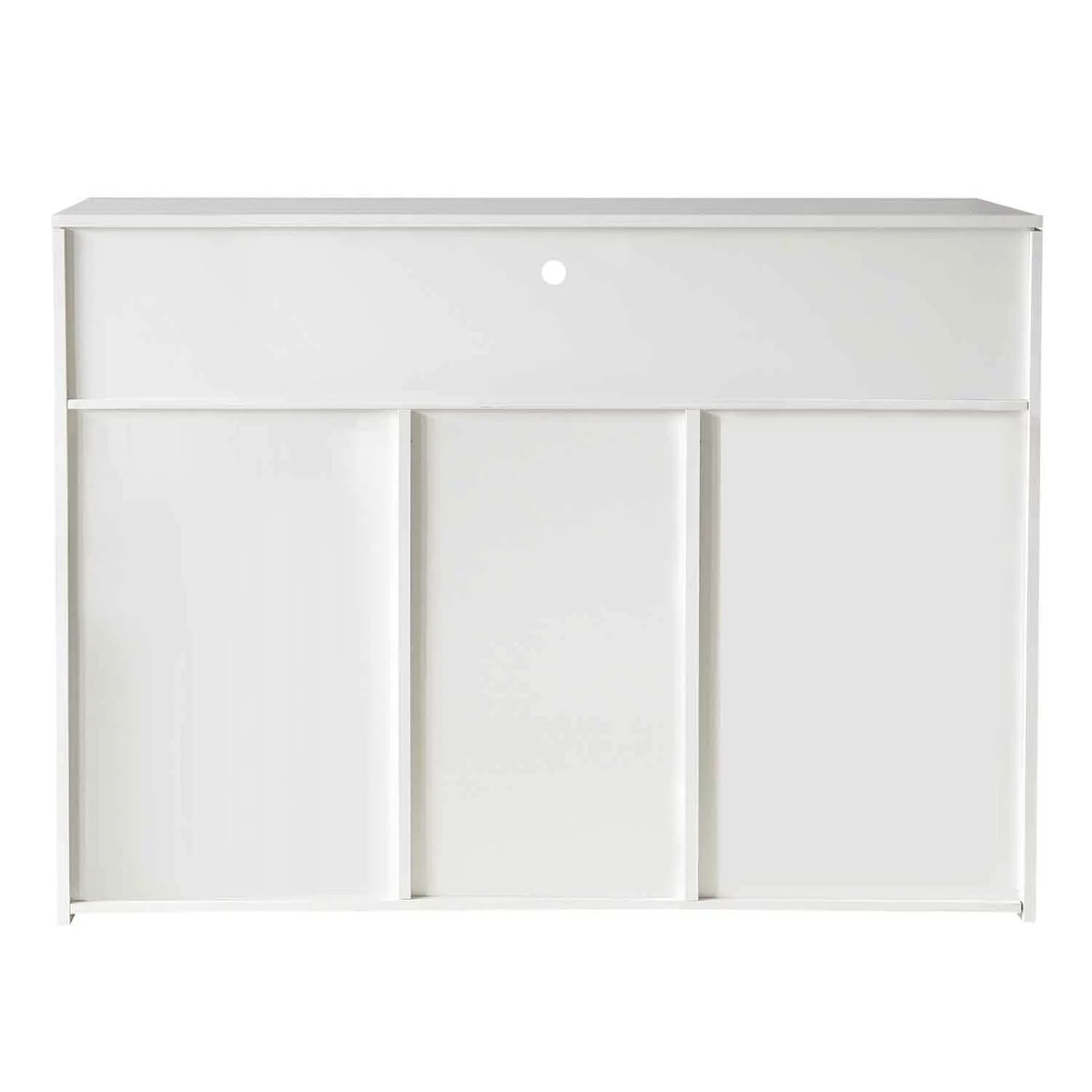 Wood Storage Cabinet with LED Light I7414