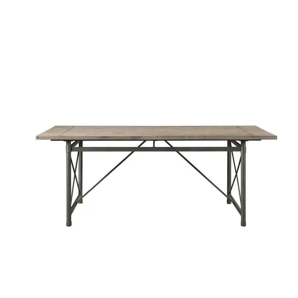 Gray Oak Dining Table I9655
