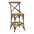 24" Gray Wash Wood Counter Stool K286086