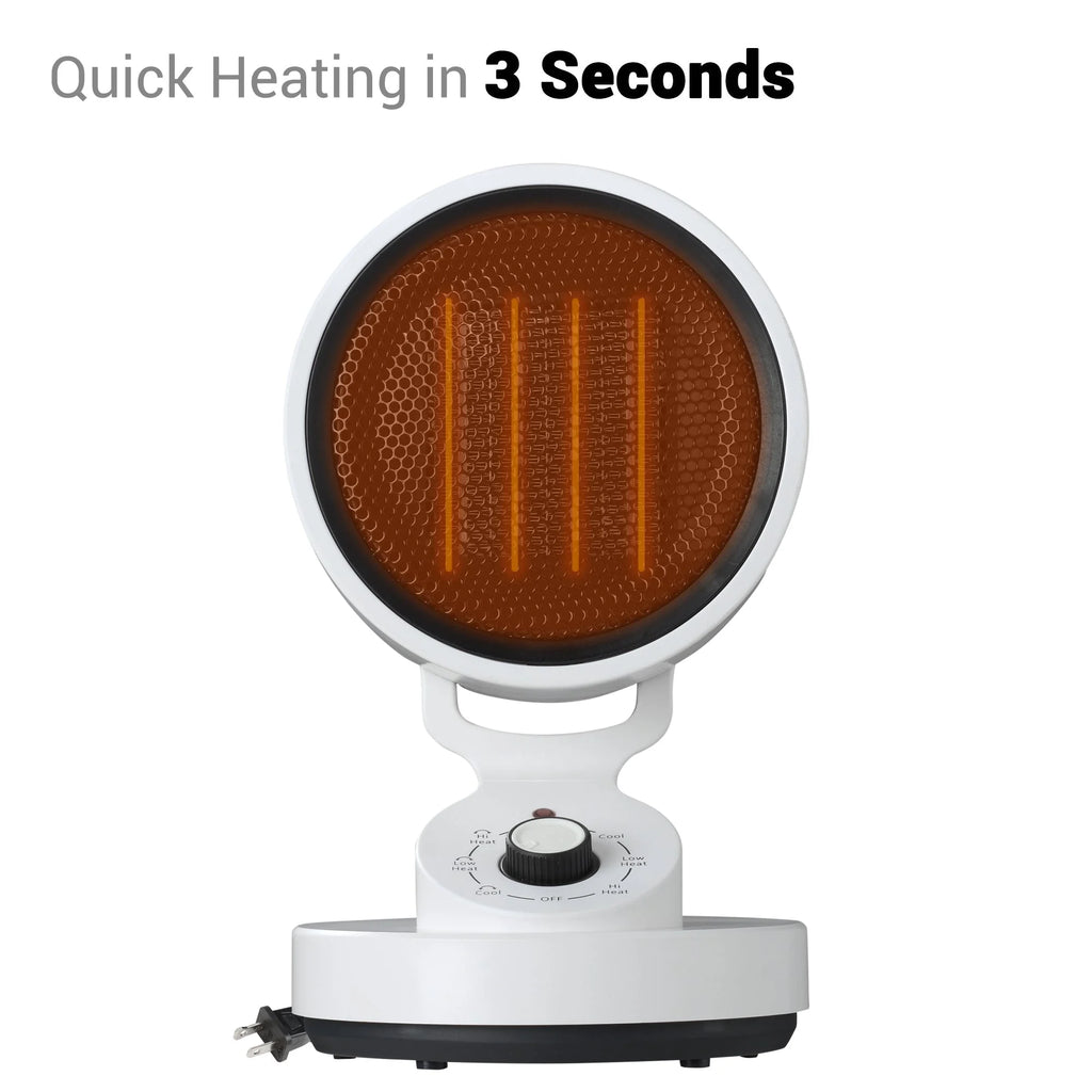 1500W 2-In-1 Electric Space Heater and Cooling Fan A83223