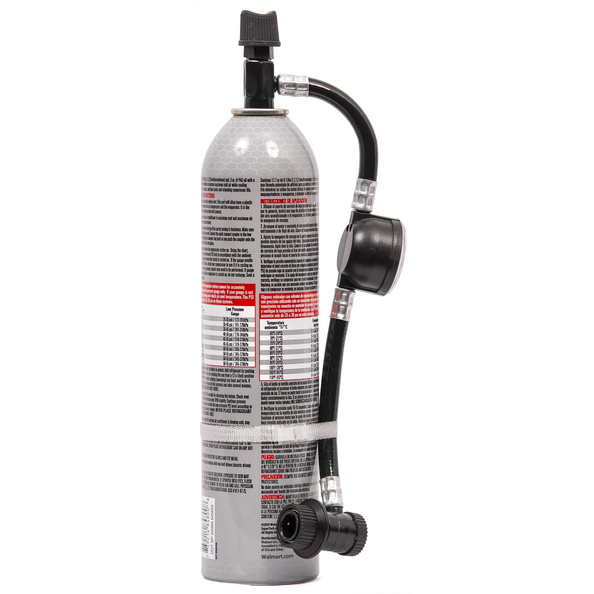 R-134a Automotive Refrigerant with Hose and Gauge, 18 oz M6186