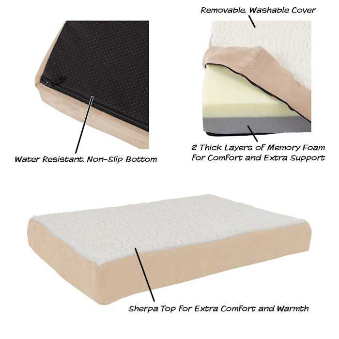 Memory Foam Orthopedic Dog Bed W304