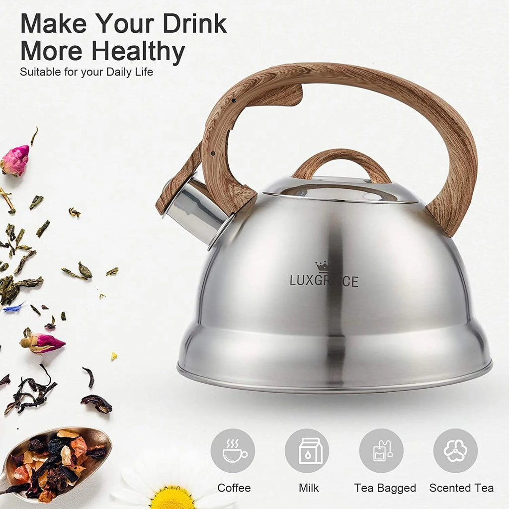 2.3 Qt Stainless Steel Whistling Tea Kettle J306