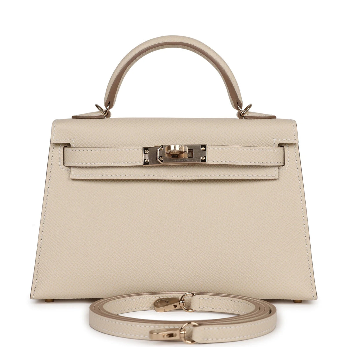Craie Epsom Leather Handbag O98636