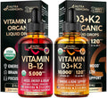 Organic Vitamin B12 & Vitamin D3 K2 Drops Q57893
