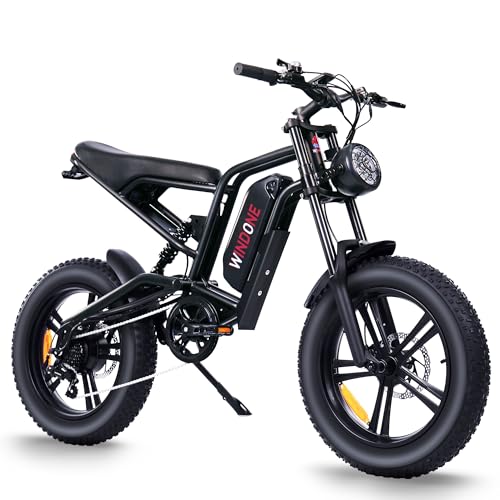 Electric Bike 48V 13Ah 750W 20" Fat Tires UL Certified D459526