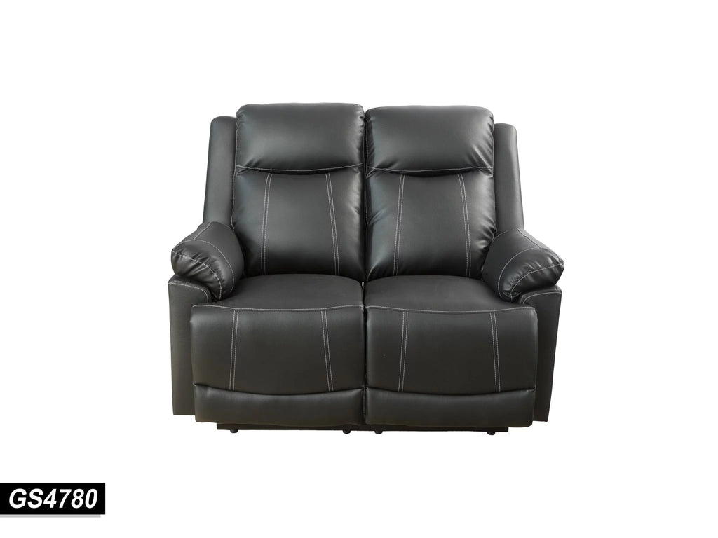 Black Manual Reclining Loveseat J31167