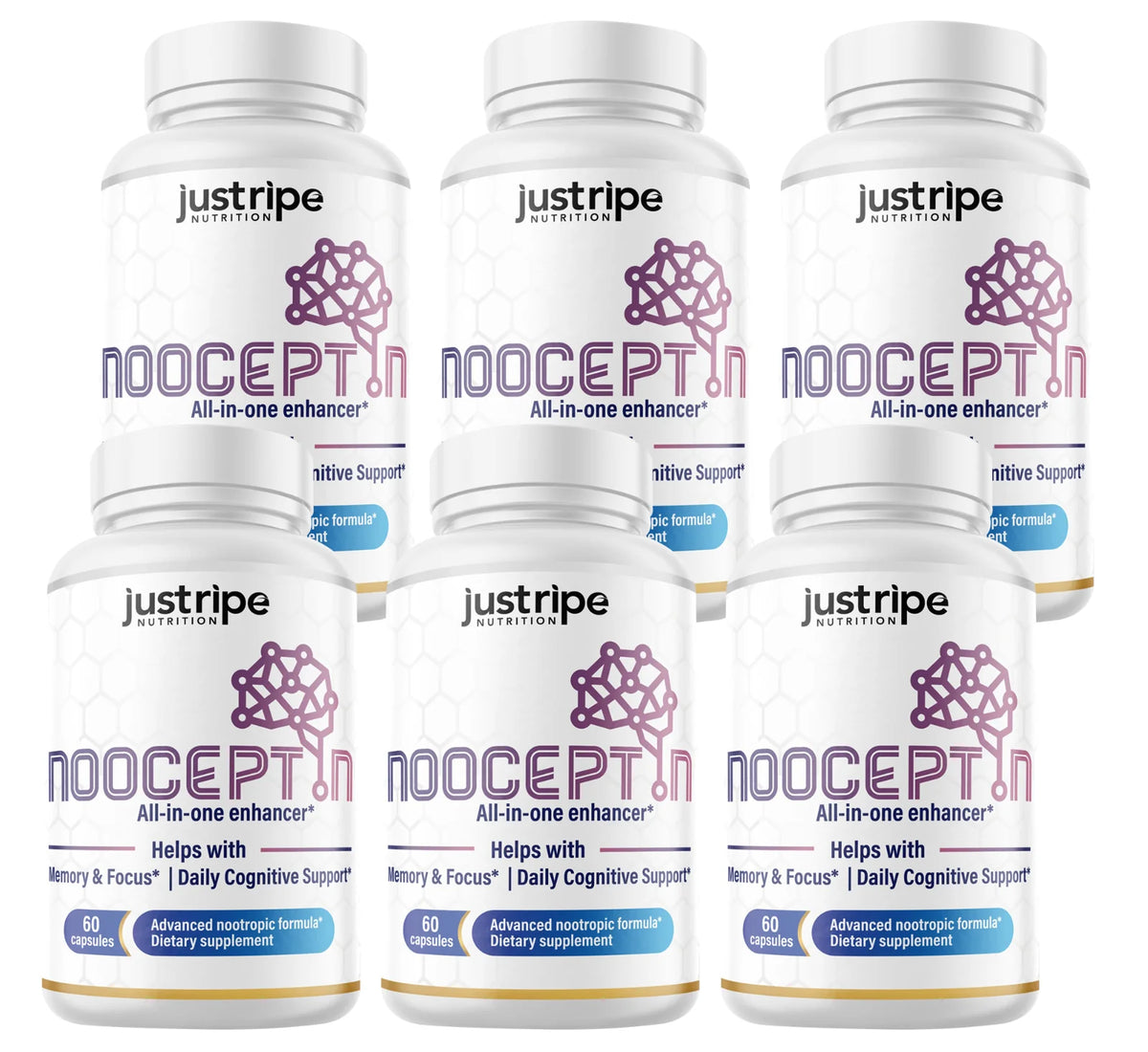 6 Pack Cognitive Enhancer Capsules Y447341