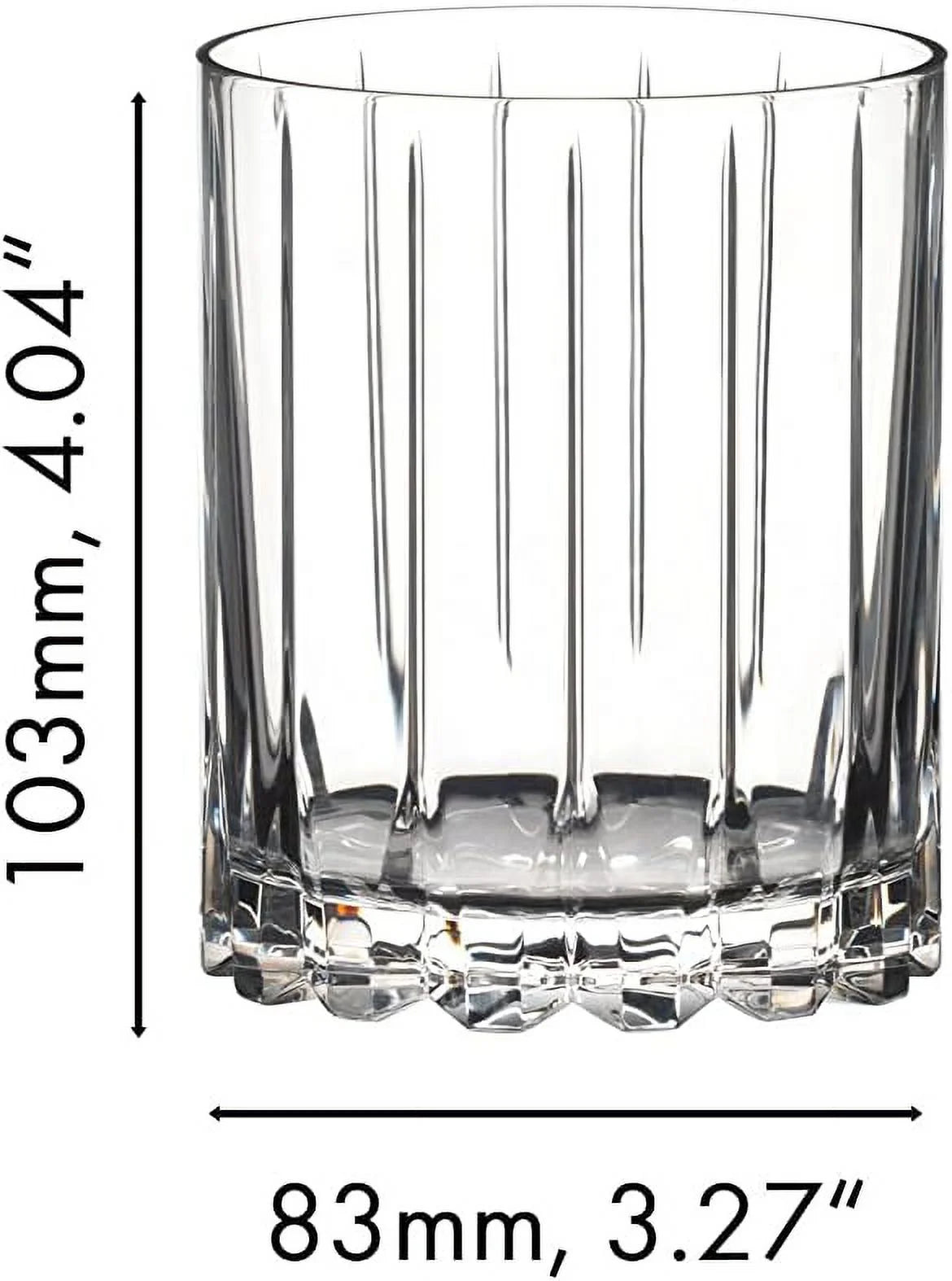 Double Rocks Glassware Pack Of 2 X714