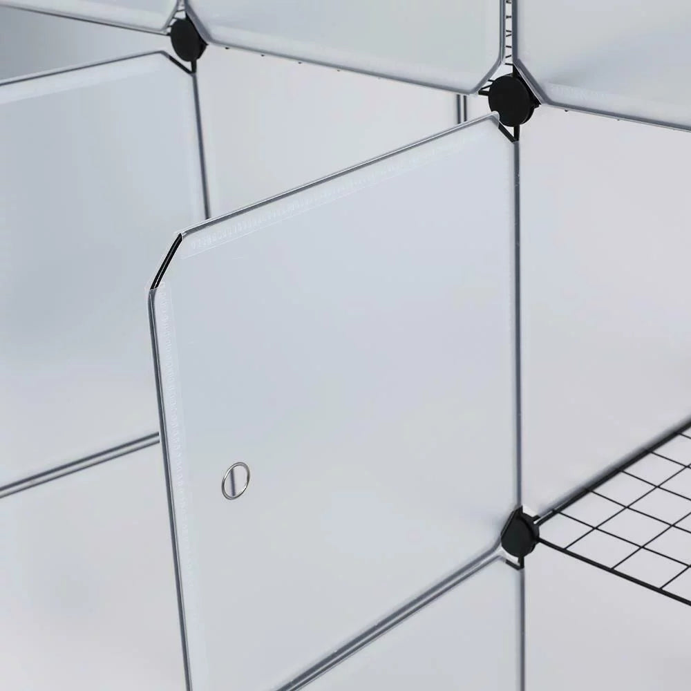 16 Cube Wire Storage Organizer with Door Y243472