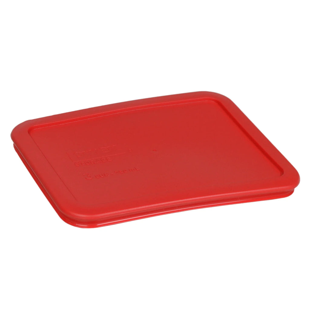 Glassware with 3-Cup, 6-Cup, and 3qt Red Lid K576981