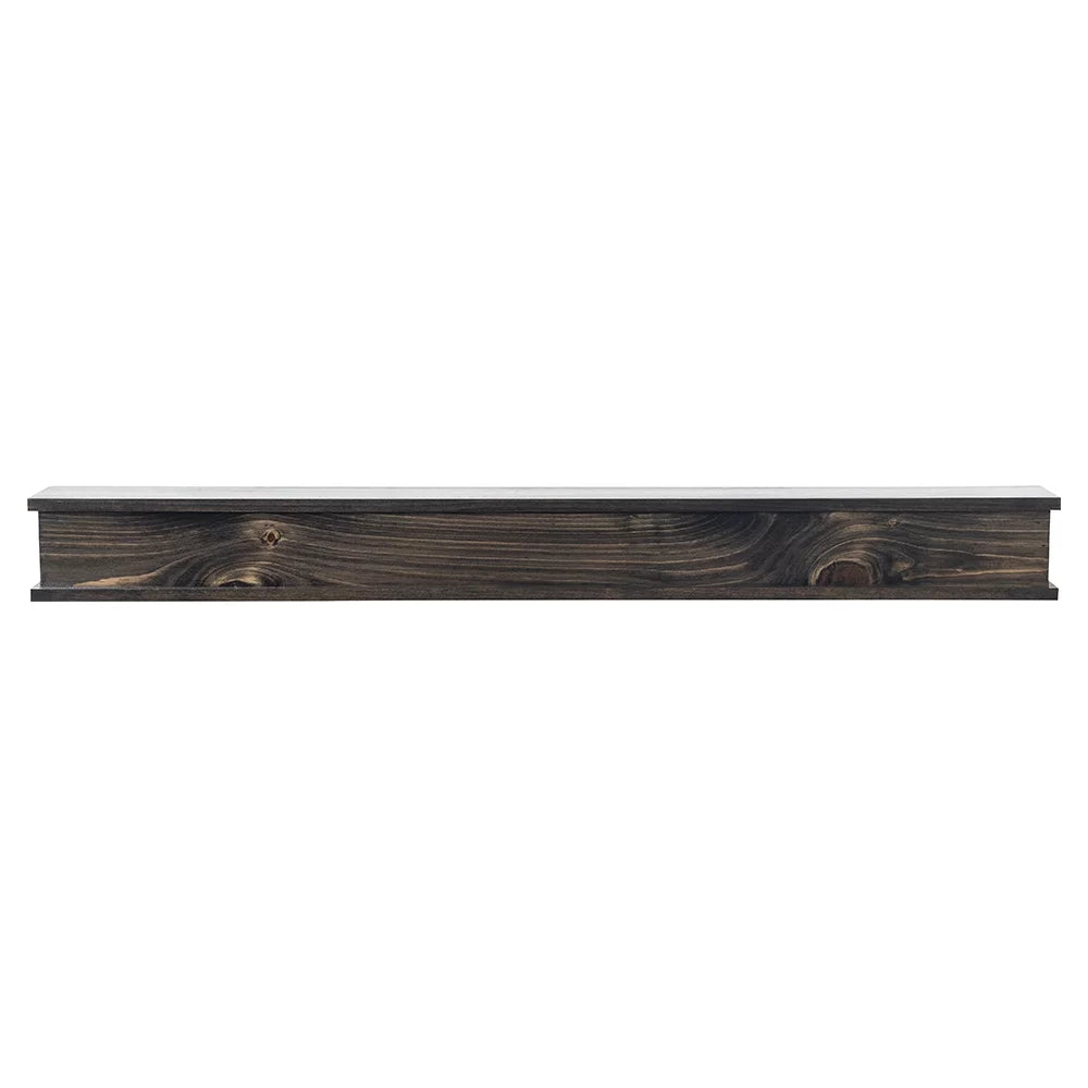 72 inch Floating Wood Fireplace Mantel Shelf R27896