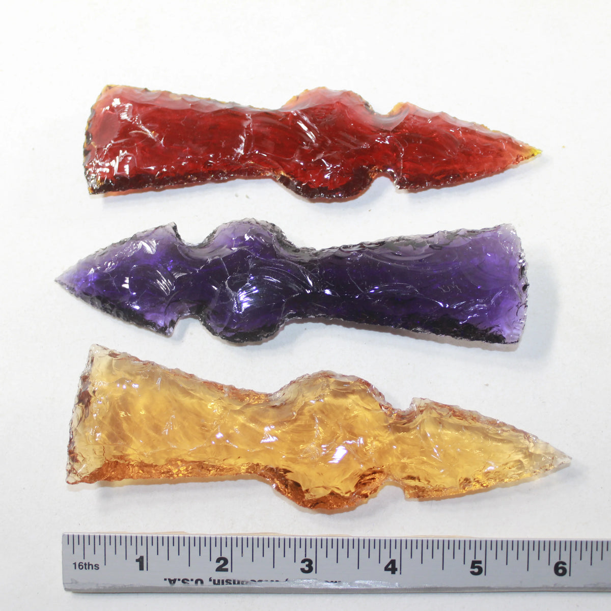 Glass Ornamental Tomahawk Heads E431974