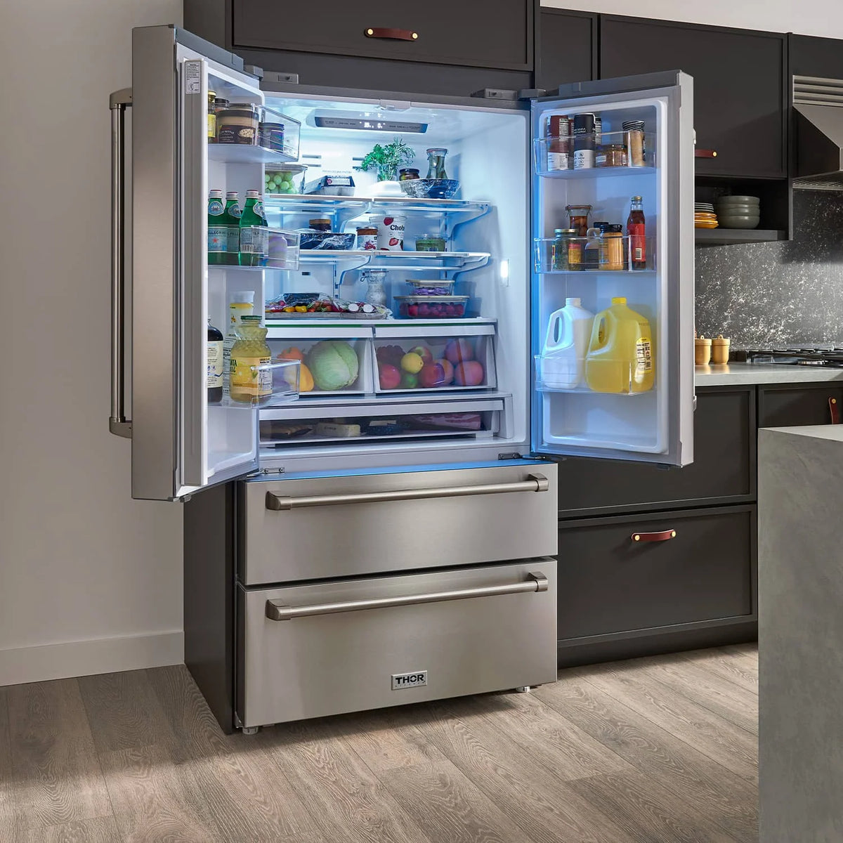 36" 22.5 Cu. Ft. French Door Refrigerator U922