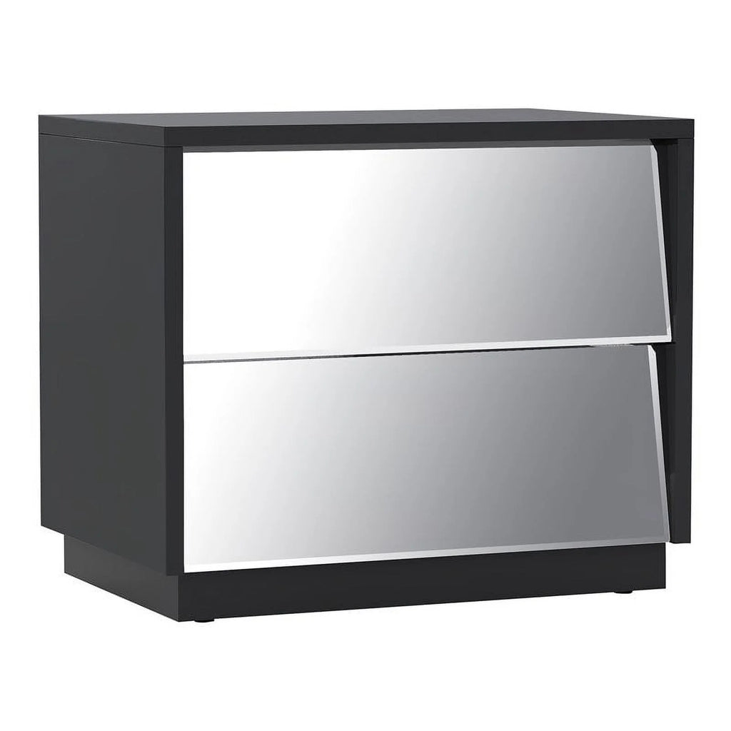 2-Drawer Wood Nightstand Set of 2 B49779