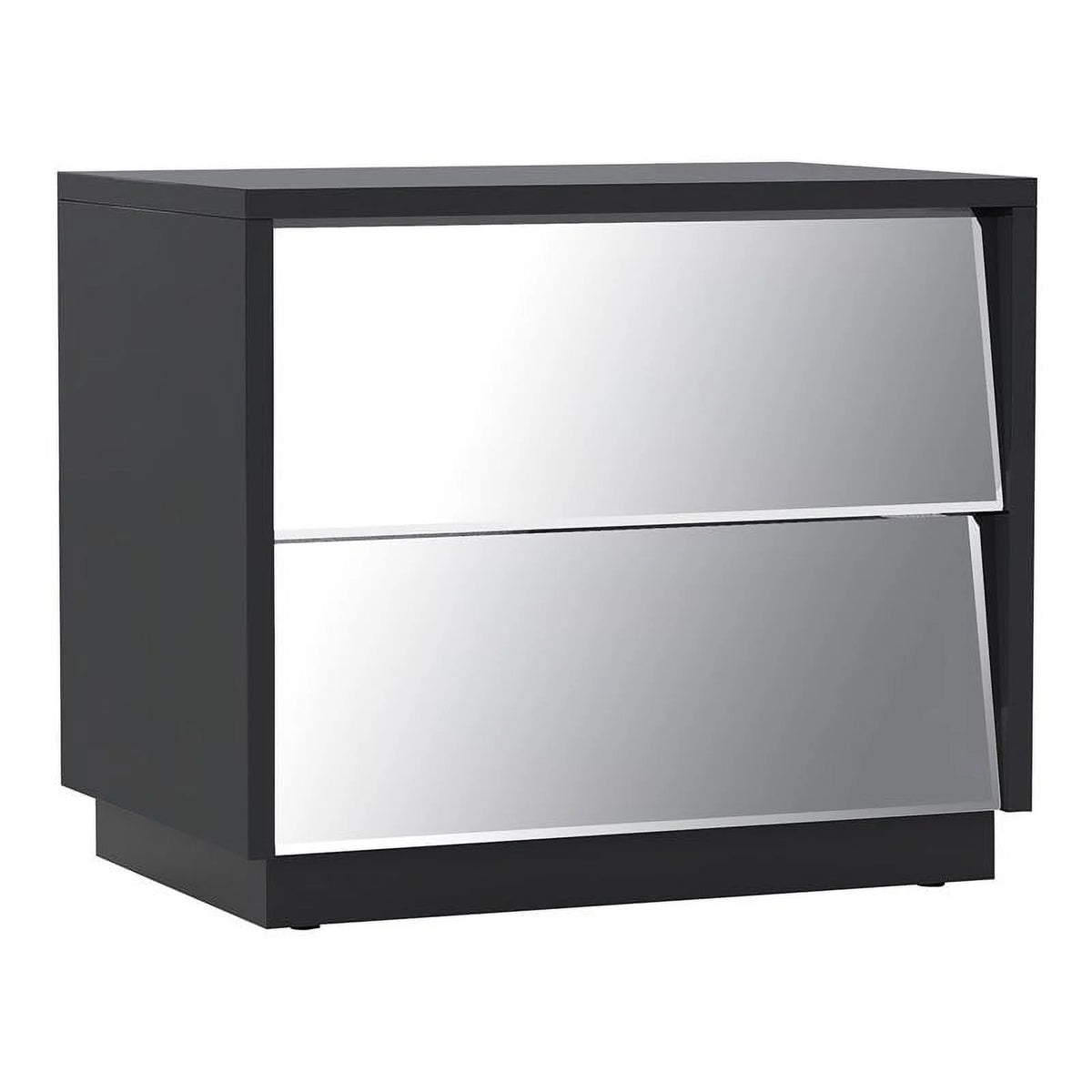 2-Drawer Wood Nightstand Set of 2 B49779