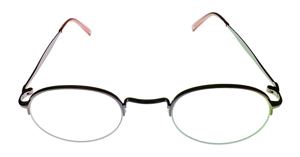 Violet Round Rimless Metal Eyewear Frame T521194