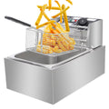 2500W 6L Stainless Steel Electric Fryer H895465