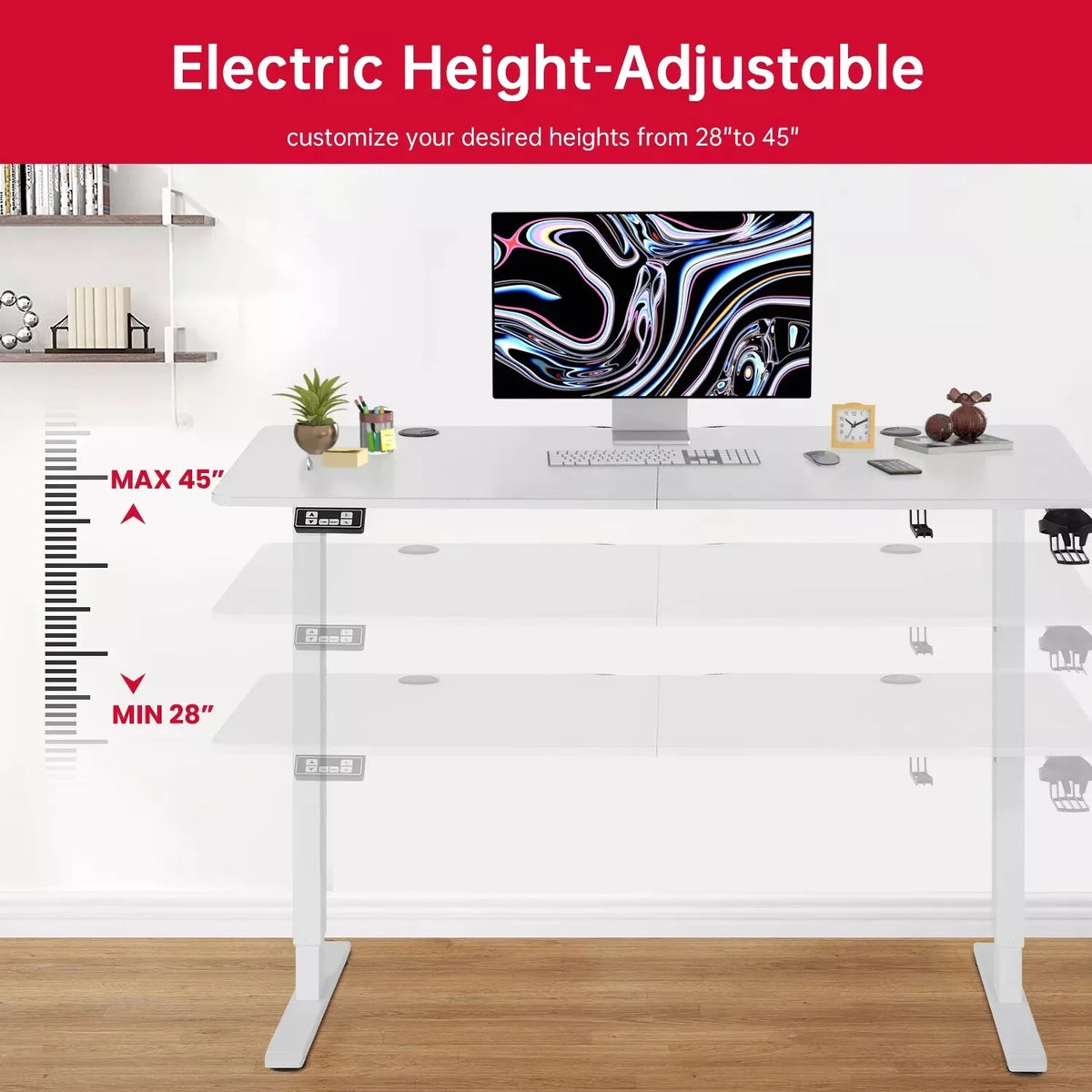 55 inch Electric Adjustable Height Standing Desk G937070