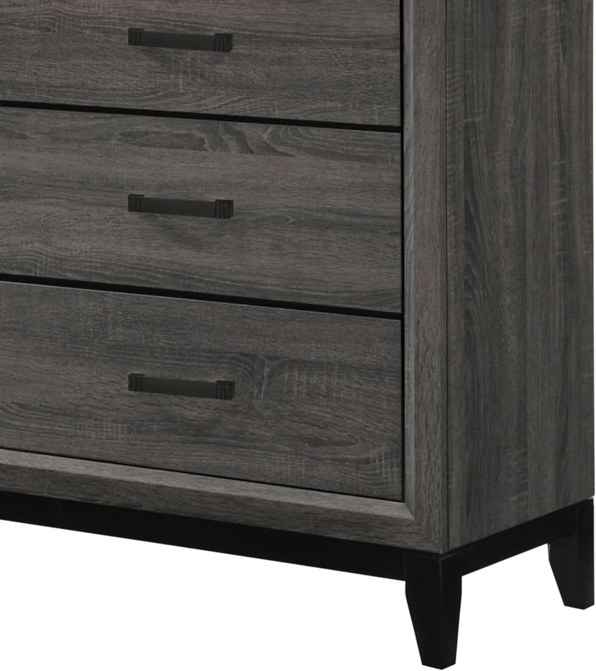 Wood Dresser & Mirror D462