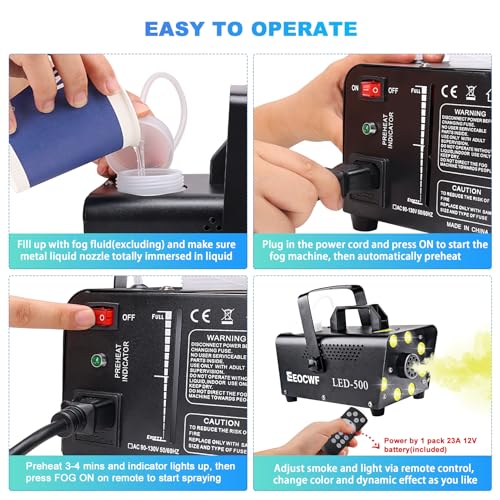500W Fog Machine with Wireless Remote P68353