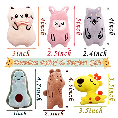 10 Pcs Christmas Catnip Plush Cat Toys F824