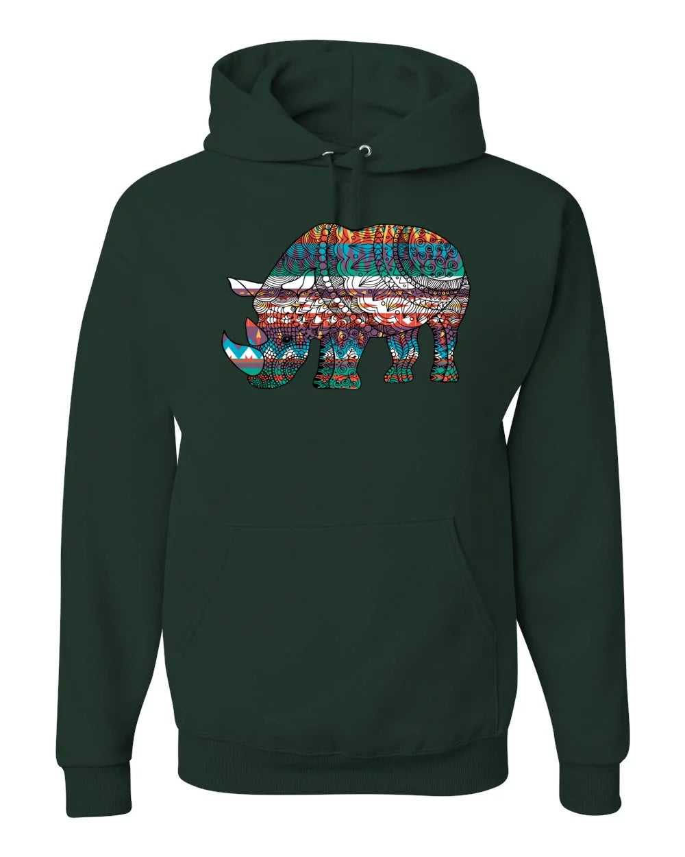 Plaid Paisley Graphic Hoodie Sweatshirt U397