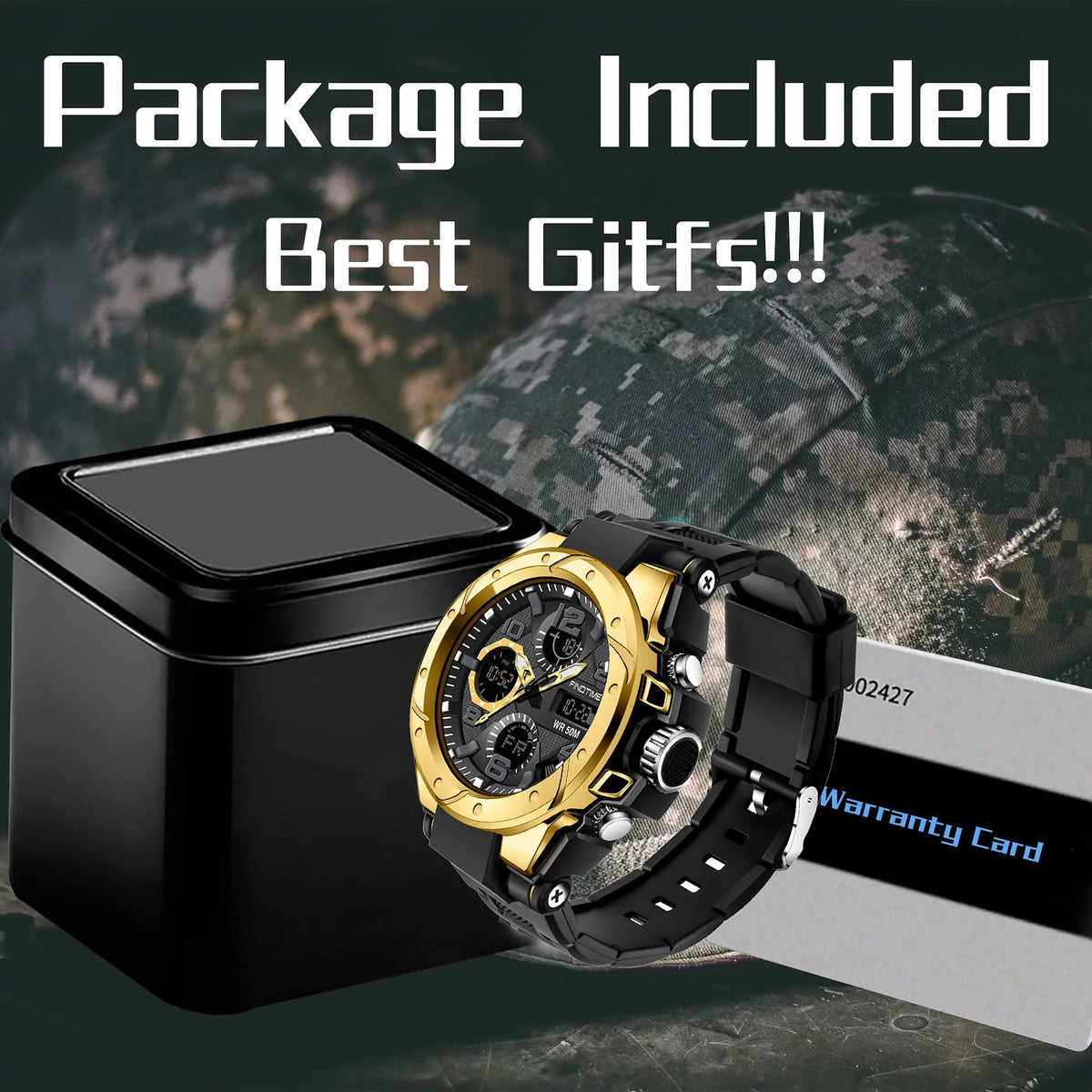 Waterproof Tactical Digital LED Watch Z583191