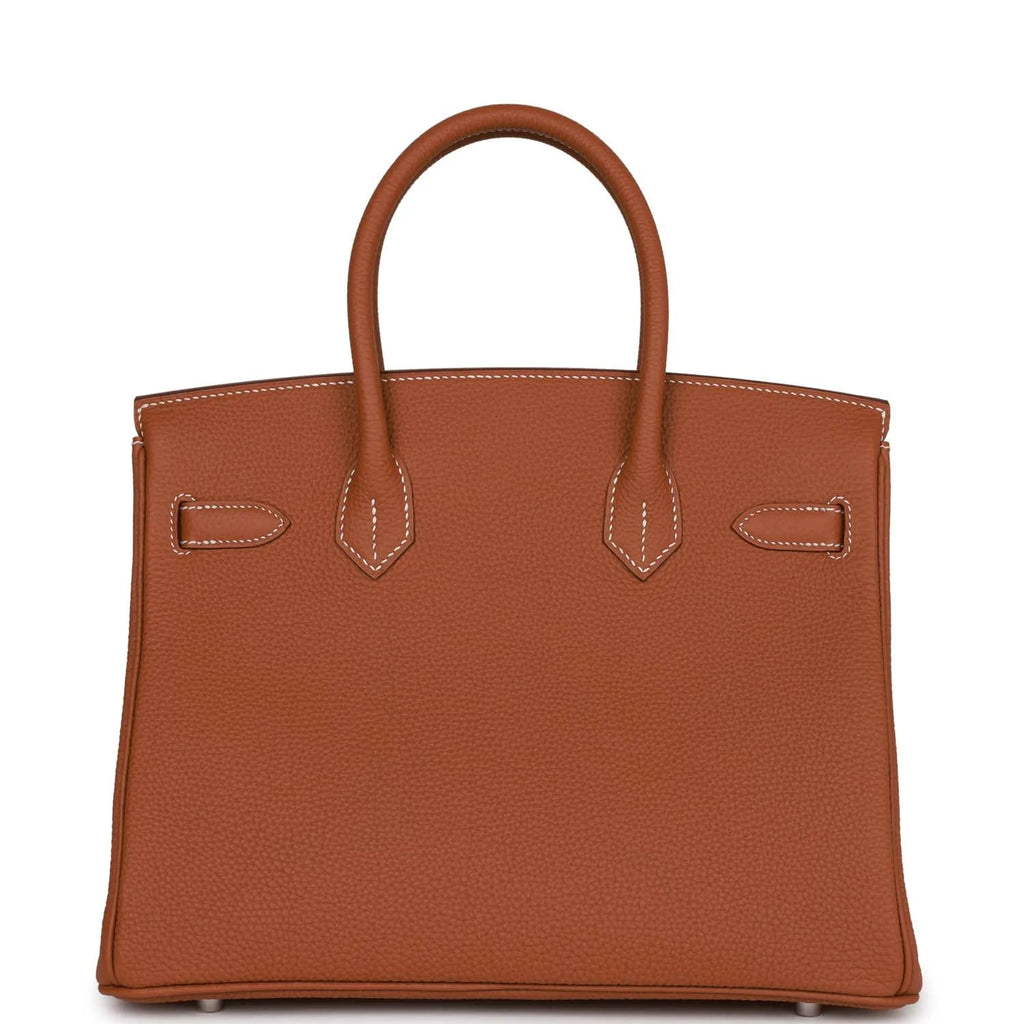 Gold Togo Palladium Hardware Handbag M124