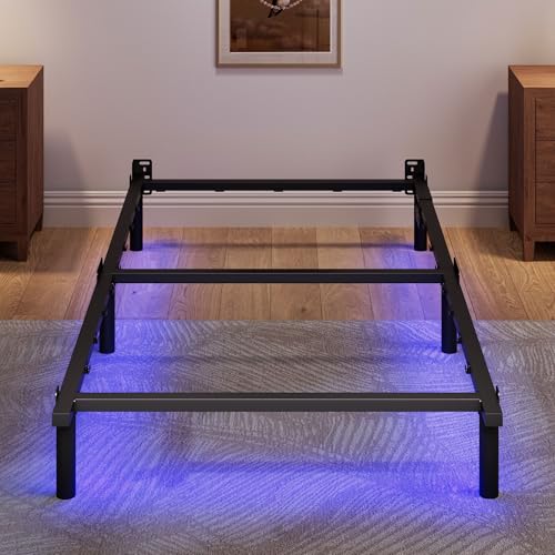 Black 7 Inch Metal Steel Bed Frame I65679