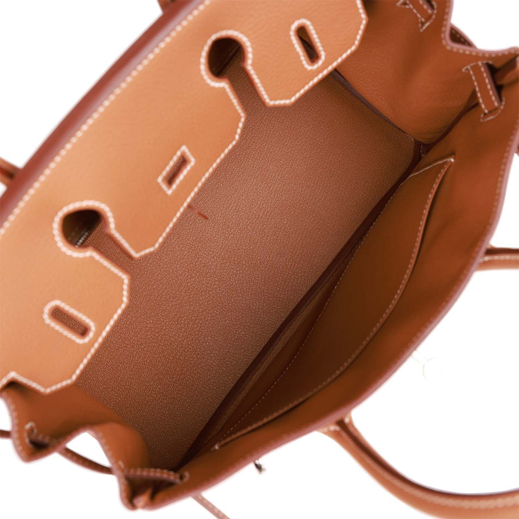Gold Togo Palladium Hardware Handbag M124