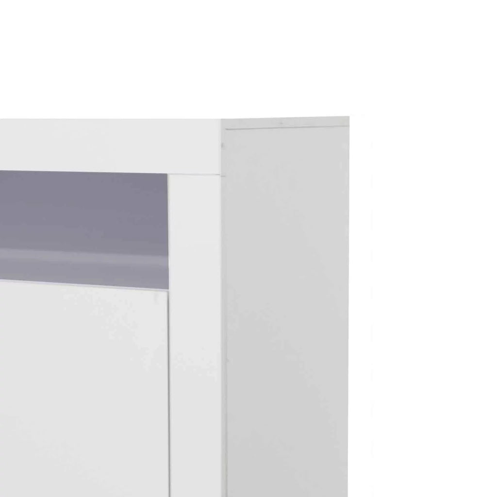 Wood Storage Cabinet with LED Light I7414