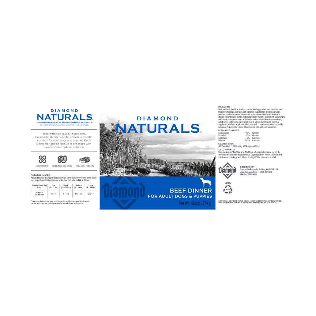 Beef Dinner Formula Adult Wet Dog Food F9981