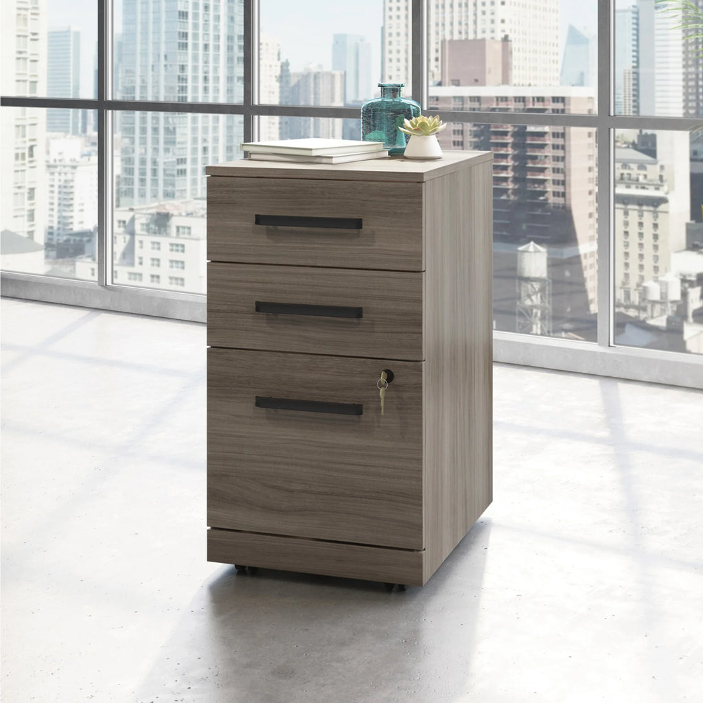 3 Drawer Engineered Wood Mobile Filing Cabinet N559