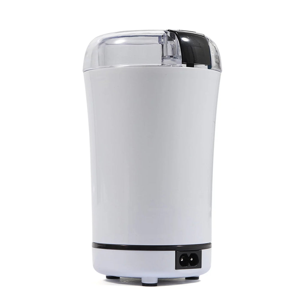 White Electric Coffee Grinder with Stainless Steel Bowl L962