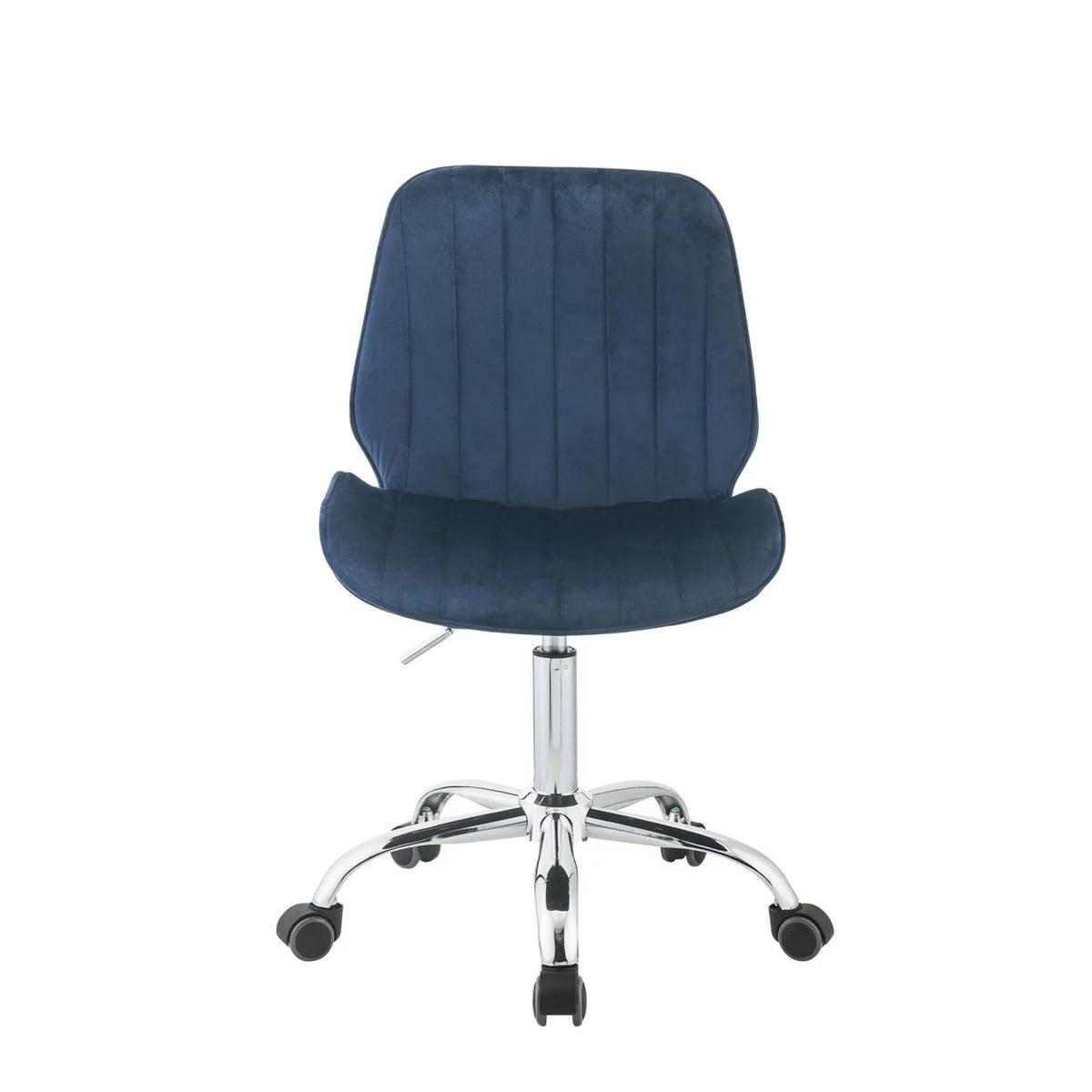 Blue and Chrome Adjustable Office Chair R55582